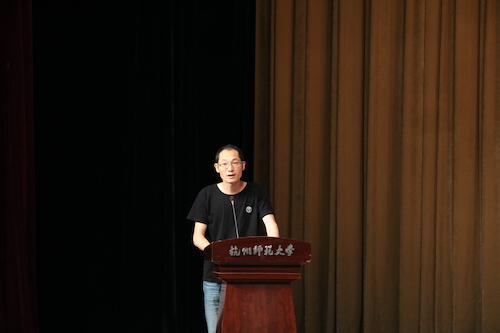 本科教师代表陆德富老师发言