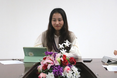 x小黄书
团委副书记徐怡情主持活动